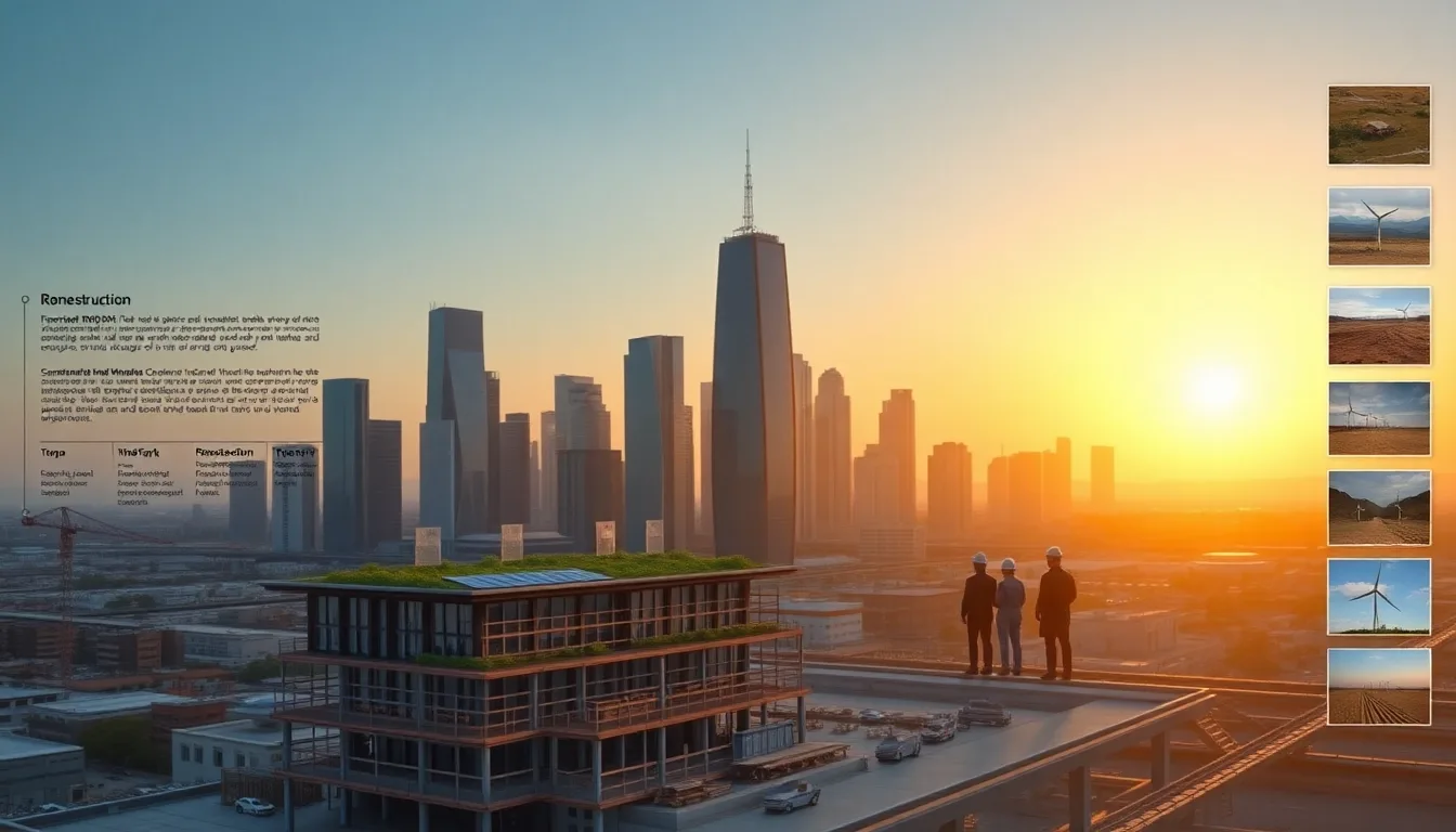 Reconstruction de l infrastructure : Stratégies et Exemples Concrets Pour Bâtir un Futur Durable